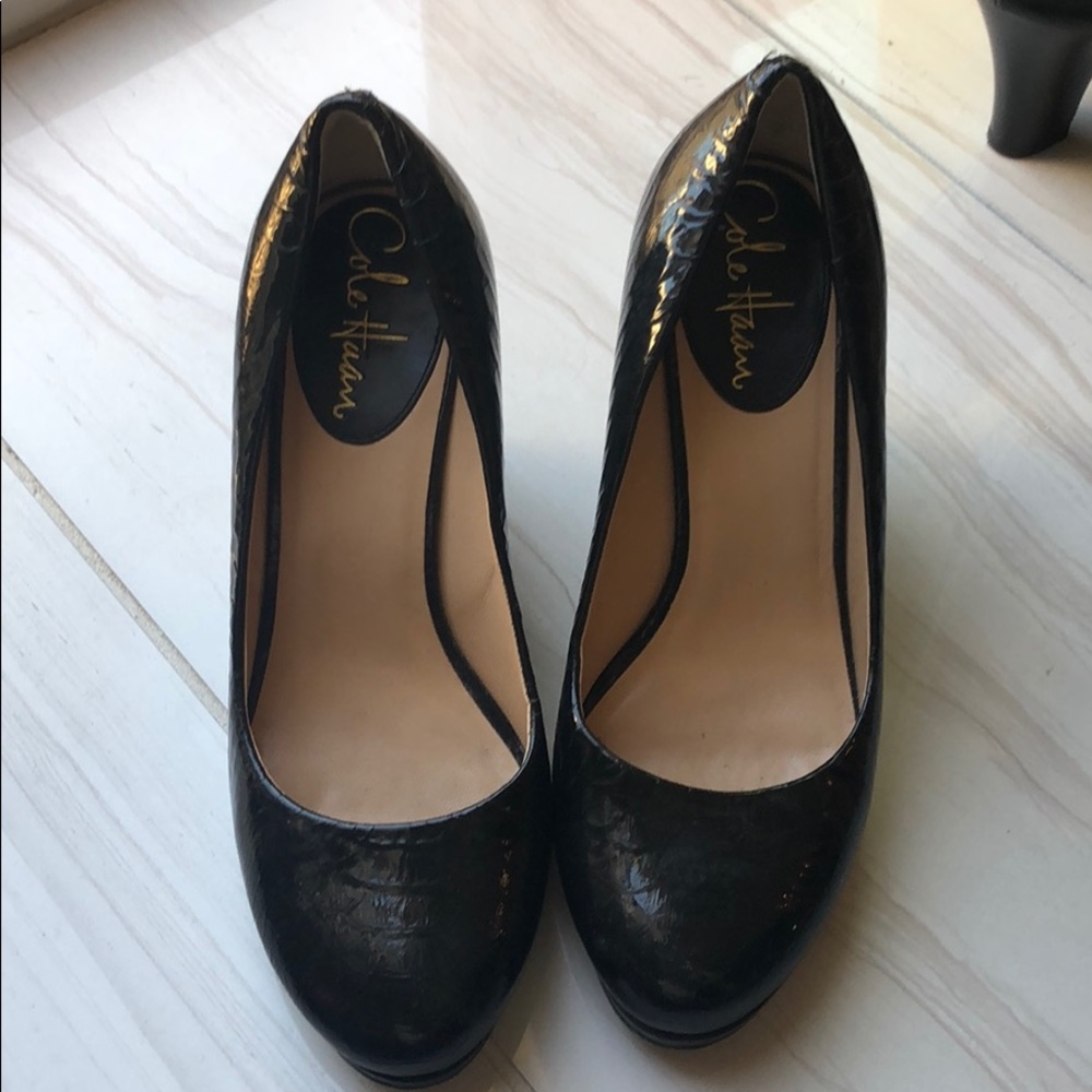 Cole Haan Patent Leather Wedge